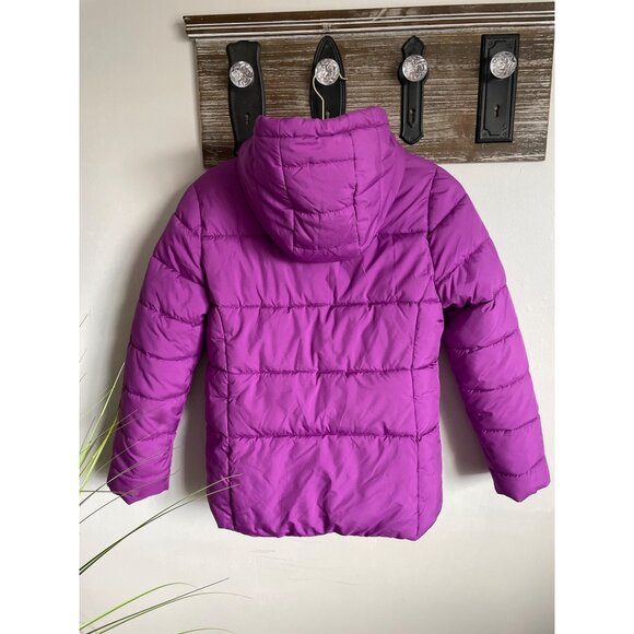 Girls Puffer Coat Hooded Size XL(12) - Picture 2 of 7